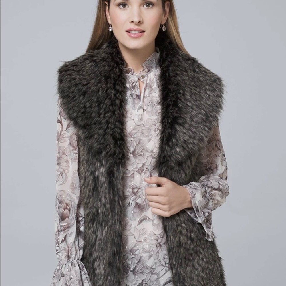Faux Fur Vest - XS